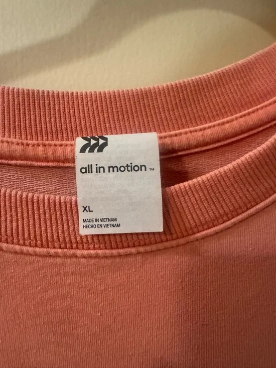 all in motion Coral Crewneck Sweatshirt - Picture 2 of 2